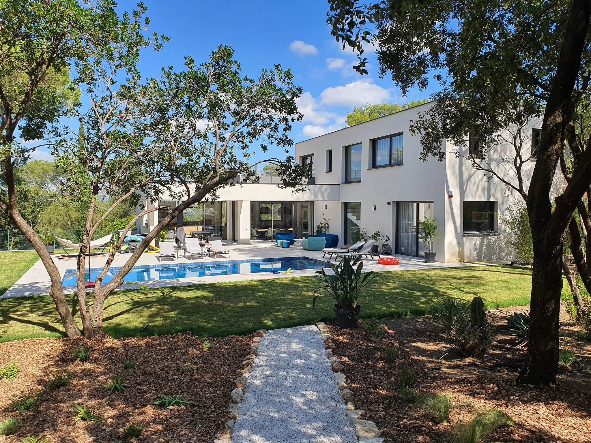 Piscine béton 10×4m